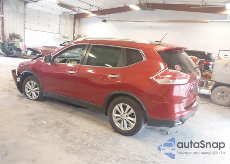 2015 Nissan Rogue Sv z USA, uszkodzony, nr VIN KNMAT2MT0FP524373